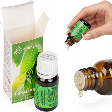 Olio essenziale di eucalipto naturale per aromaterapia, 12 ml