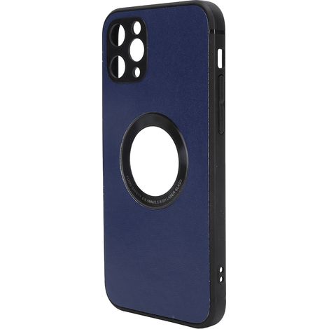 Weiche TPU-Handyhülle für iPhone 12/12 Pro, vollständiger Stoßschutz, blau (1/5)
