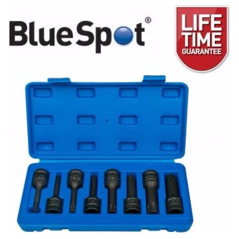 Blue Spot Tools 8 Piece 1/2" Impact Torx Sockets (T30-T80) (1/3)