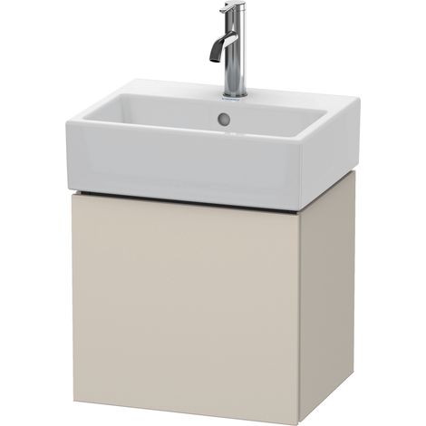 Duravit L-Cube Meuble sous-lavabo suspendu, 1 porte, charnière à