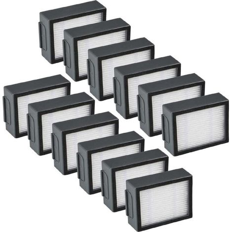 12-Pack Remplacement Filtres - iRobot Roomba i & e i7 e5 e6 + J7 Pièces de Rechange pour Aspirateur Accessoires (1/5)
