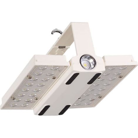 Lampe solaire rechargeable pour tente 2200 mAh, étanche IP66, pliable, avec connecteur USB-C, blanche, idéale pour les situations d'urgence, la randonnée et les ouragans. (1/5)