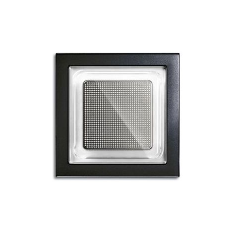 Encastré mural LED 5W carré anthracite 80X80mm multidirectionnel 5D 4000K 190lm avec driver 230V IP20 ICELIGHT EBENOID 082015