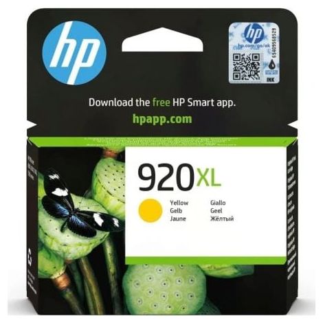 Cartucho de Tinta Original HP nº920 XL Alta Capacidad/ Amarillo
