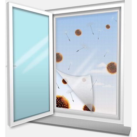 Voile Moustiquaire Anti Pollen 150x180 cm Blanc (lot de 2 pc) (1/5)