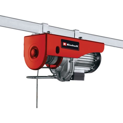 Einhell Palan électrique TC-EH 500 (1000 W, Câble métallique : 12 m / Ø4 mm, Max 500kg, Disjoncteur thermique, Frein automatique) (1/5)