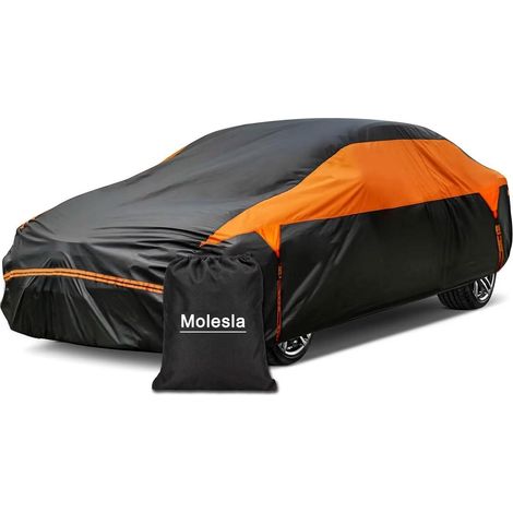 Vollgarage Autoabdeckung wasserdicht für SUV 460-485 cm, wetterfest, atmungsaktiv, schwarz (1/5)