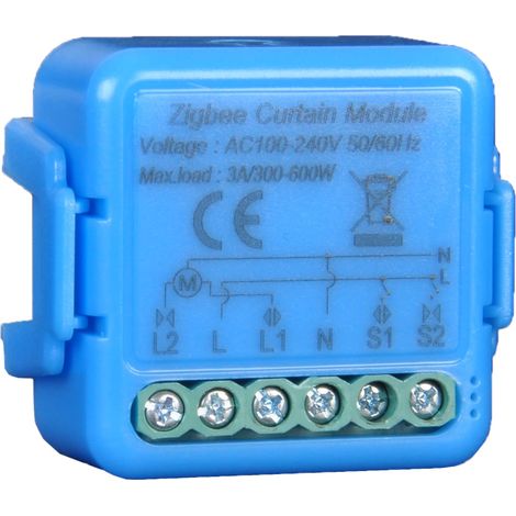 Interrupteur pour volet roulant électrique, commande vocale avec et , contrôle par application Smart Life, minuterie Switch 300 W (1/5)
