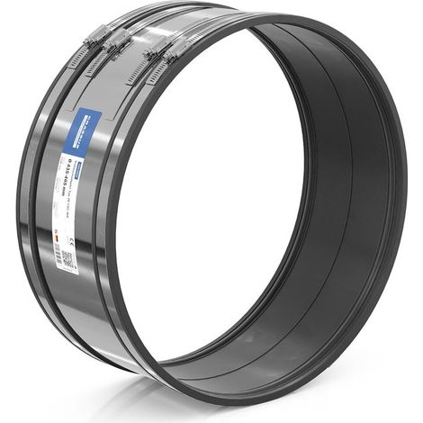 Adaptateur de tuyau CR type 2B CSC 465 (435-465 mm), jusqu'à 2,5 bar, EPDM / V2A