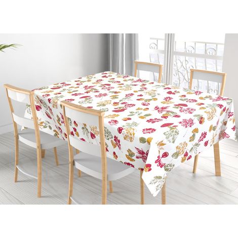 Tovaglia Per Salotto Cucina Tavolo 100% Cotone Made In Italy Bosco RP, misura140x240coloreBosco (1/4)