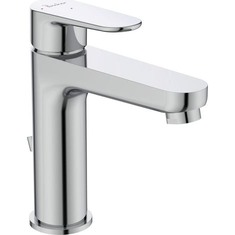 Mitigeur lavabo Kheops Porcher avec bec fixe de 176 mm, finition chrome, modèle Easy-fix, référence Ch3 (1/3)