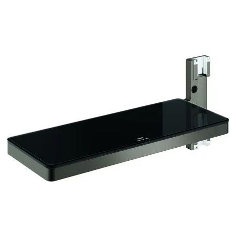 GROHE tablette Rainshower Aqua Pure 101677, pour systèmes de douche 100961, 100962, 100964, 101680, hard graphite brossé, 101677AL00
