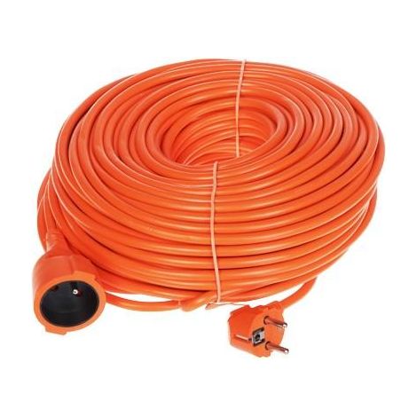 Rallonge avec mise à la terre PS-3X1.5-50M/ORANGE 50m