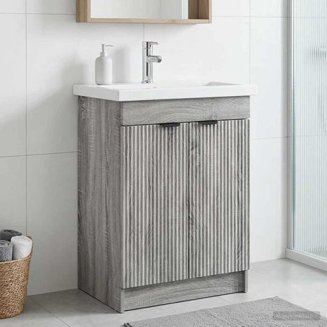 Cabinet debajo del fregadero  gris 78,5 x 37,5 x 81 cm