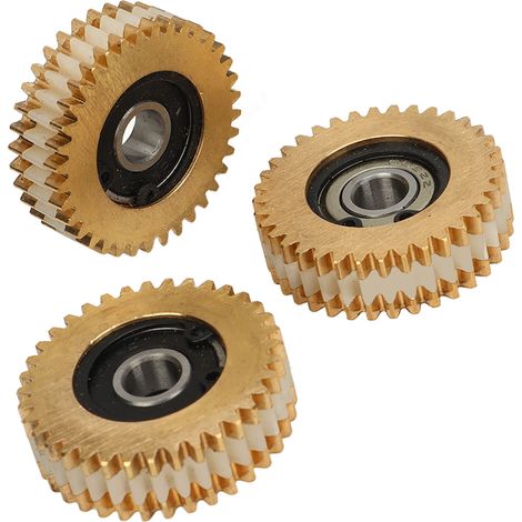 Jeu de 3 pignons moteur 36 dents en cuivre 38mm pour vélo électrique et scooter léger