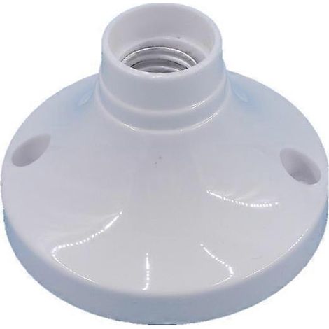 Accessoires pour douilles E14 en plastique blanc. Test de douille Xiaoyuan : le vieillissement de la base ronde de la douille est démontré. (1/3)