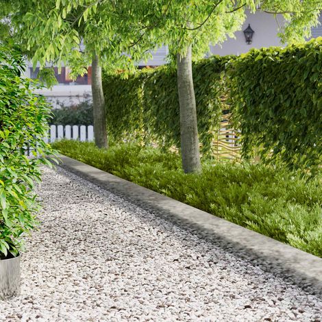 Teenpull – Raseneinfassung 20 pcs 100 x 18 cm Stahl Silber (1/5)