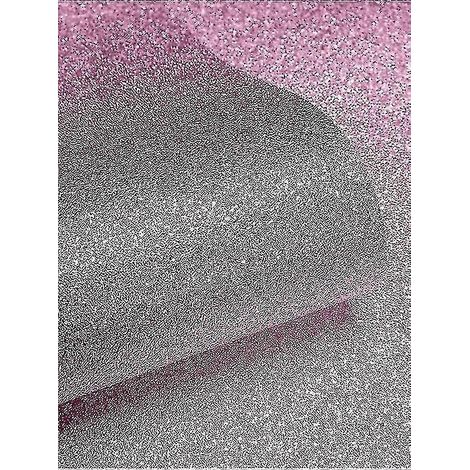 Papier peint texturé à effet pailleté - Couleur : Rose pâle (1/4)