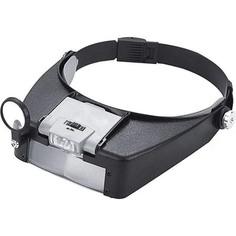 Loupe frontale mains libres pour bijoutier, loupe pour casque audio (1/5)