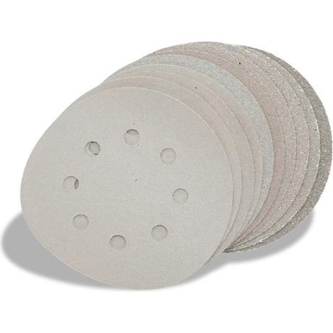 Feuilles abrasives Premium - FUXTEC - pour ponceuse rotative FX-E1RS20 (10 pces) (1/2)