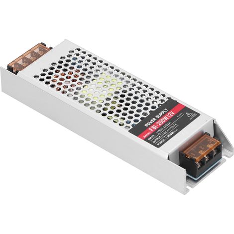 Alimentation à découpage pour ruban LED, transformateur, composants de contrôle industriel, 200 W CA, 190-240 V CC, 12 V (1/5)