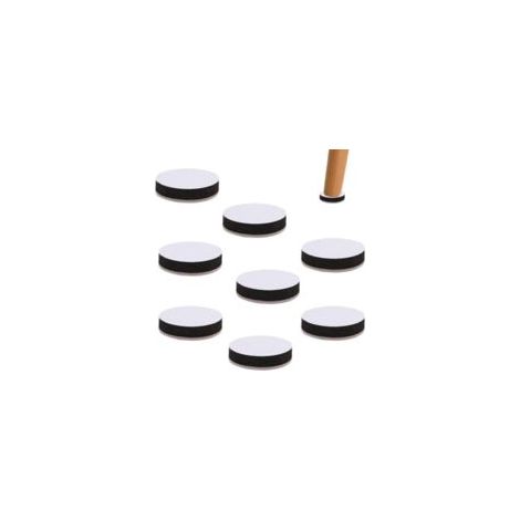 Set mit 8 selbstklebenden Möbelfüßen – Für Tische, Stühle, Sofas, Betten, Schränke – Höhe: 6 cm – Höhe: 1,65 cm - Crezuo