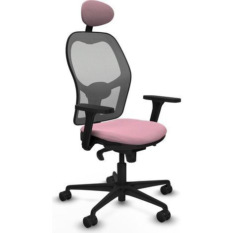 Piqueras y Crespo Jorquera Bürostuhl rosa Samt (1/3)
