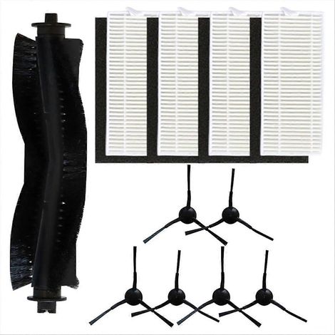 Kit de brosse principale, brosse latérale et filtre pour aspirateur Medion X20 SW+ / MD 11415 et Medion X21 SW+ / MD 11500 (1/5)