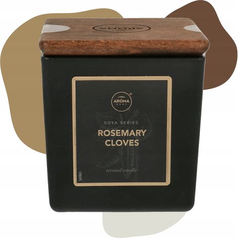 Candela profumata in cera di soia Aroma Home Soya Series, Rosmarino e Chiodi di Garofano, 155 g (1/5)