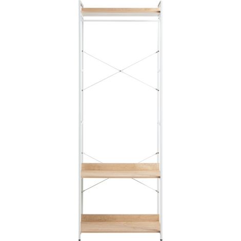Vestidor metal haya baldas inferiores