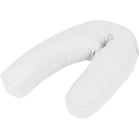 Coussin de grossesse en forme de J 54 x (36-43) cm