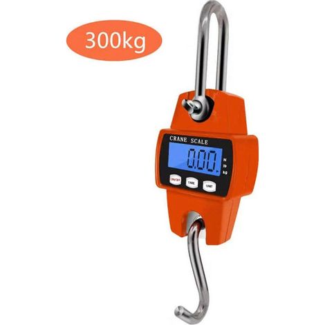 Balance Crochet Suspendu 300kg - Peson Electronique LCD Industriel 300kg/600lbs TRIMEC