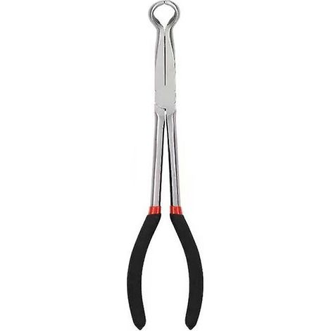 Pince à bougies d'allumage de 3,35 m (11 pieds) avec tête annulaire, pince à becs fins de 280 mm (280 mm) pour câbles de bougies d'allumage, noire