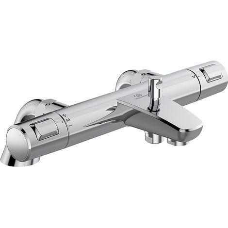 Ideal Standard - Ceratherm T25, Miscelatore esterno termostatico con bocca fissa per vasca, Cromato (1/4)