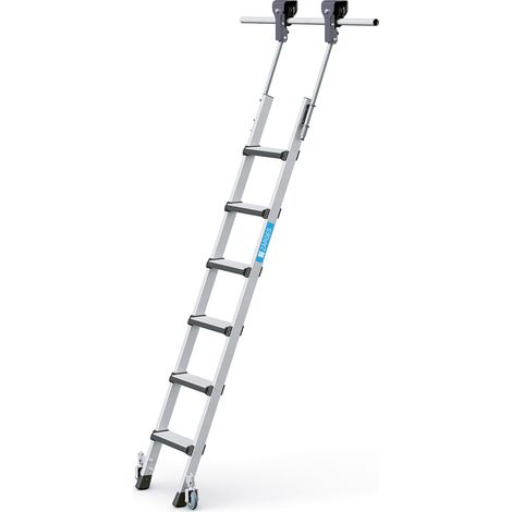 ZARGES Comfortstep Trec LH - LM-Stufen-Regalleiter 6 Stufen (1/5)