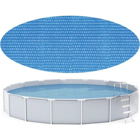Bâche Solaire De Piscine Protecteur Rond à Bulles de - Poussière pour Piscine pour, Spa, Terrasse, Camping, en Extérieur, Habitation, Jardin (1/4)