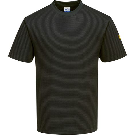 T-shirt Antistatique Esd - Taille Xxs - Noir - Portwest