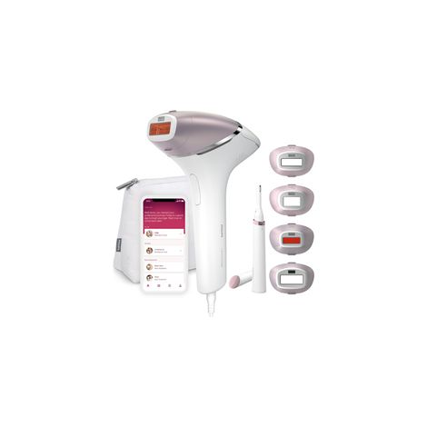 Epilateur a lumiere pulsée - PHILIPS - Lumea IPL 8000 - Technologie SenseIQ - Capteur SmartSkin - 4 embouts ergonomiques (1/4)