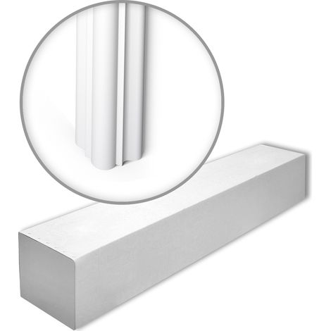 NMC WE2-box WALLSTYL Noel Marquet 1 carton 17 pièces Profil de protection des bords design moderne blanc 34 m
