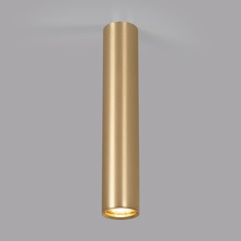 Plafonnier aluminium "Sandy 30" - 30cm - GU10 - Laiton
