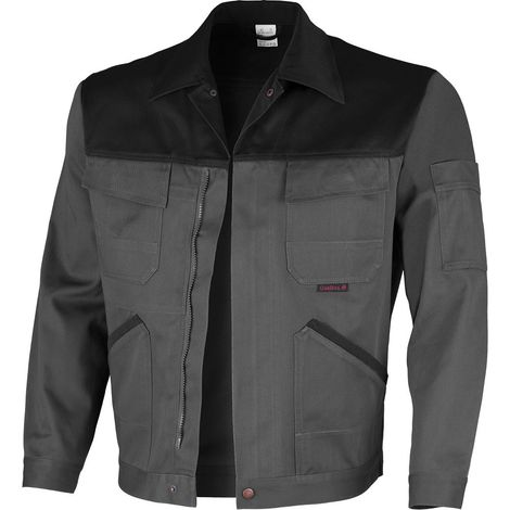 Qualitex Bundjacke Image MG 300 Gr. 60 grau/schwarz (1/2)