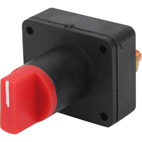 Disjoncteur de batterie 300 A avec isolateur rotatif, diamètre de vis de 6 mm, adapté aux applications automobiles. (1/5)