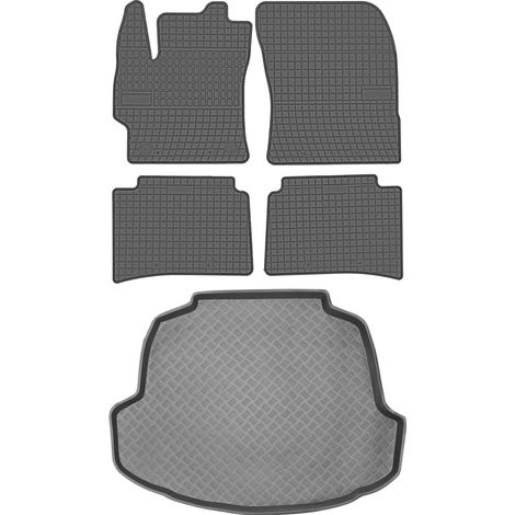 Toyota Corolla XII Limousine ab 2019 SET - Gummifußmatten + Kofferraummatte (1/5)