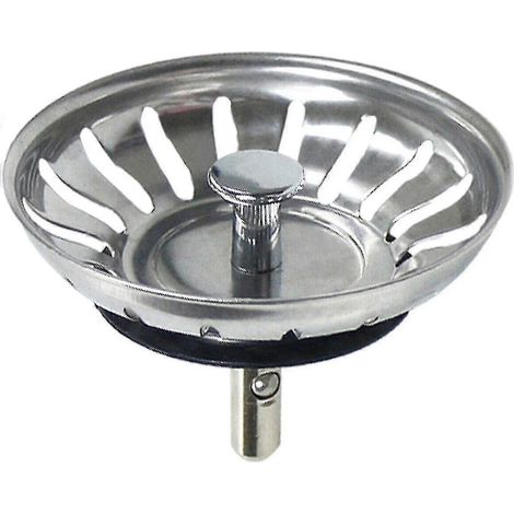 Bonde de vidange en acier inoxydable avec panier filtre 79 mm pour évier Blanco (1/5)
