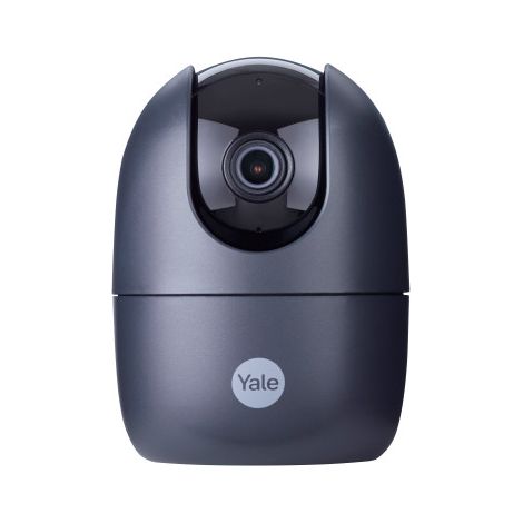 Caméra de surveillance Wi-Fi intérieure à contrôle panoramique- YALE Noir (1/7)