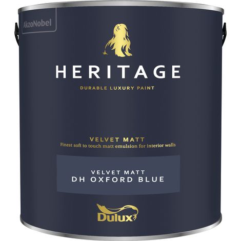 Dulux Heritage Velvet Matt - 2.5L - DH Oxford Blue