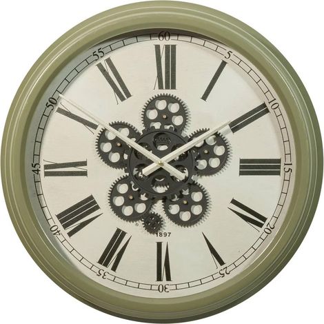Horloge Murale Avec Mécanisme "Argo" 52cm Vert
