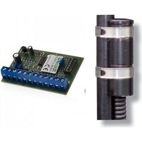 Wolf sensore vibrazione grate inferiate UTKCZIP65 + scheda interfaccia - W-AC-MC4S