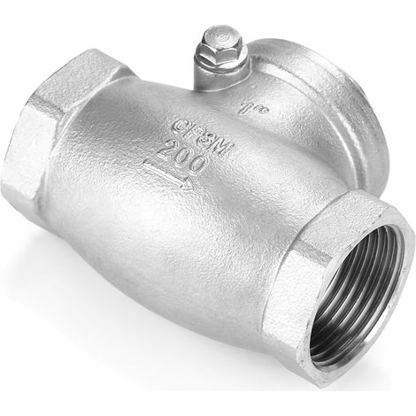 1" DN25 Edelstahl-Rückschlagventil mit Innengewinde, WOG, 200 PSI (1/5)