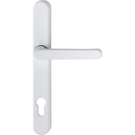 HOPPE® Drücker-Halbgarnitur mit Schmalschild Luxembourg 099KH/3347N, Aluminium, 11669524 (1/3)